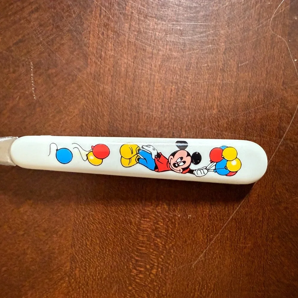 Disney Toddler Child Silverware Mickey Mouse Spoon & Vtg‎